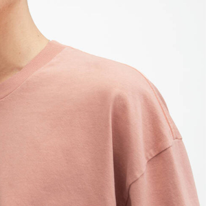T-shirt col rond pour homme en coton, confortable, décontracté, uni, léger, vêtements d'été, vente en gros - Product Image 5