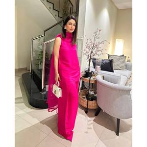 Ensemble de costume de soirée pour femmes de marque avec Ana Dupatta, combinaison haut-bas - Product Image 1