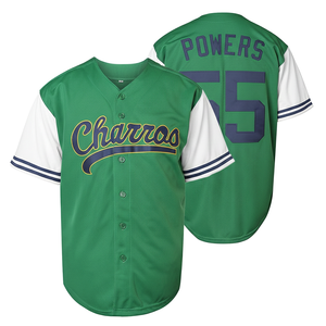 Camiseta de Béisbol Ventilada de Alto Rendimiento, Cierre Completo con Botones, 100% Poliéster, Corte Automatizado, Mangas Raglán, Uniformes Deportivos para Equipos, Entrenamiento - Product Image 6