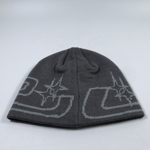 Fashion <b>Cap</b> Custom Color Beanie Hat Soft Knit <b>Winter</b> <b>Cap</b> with Pattern Design Unisex Warm Street Style Beaded Beanies - Product Image 2