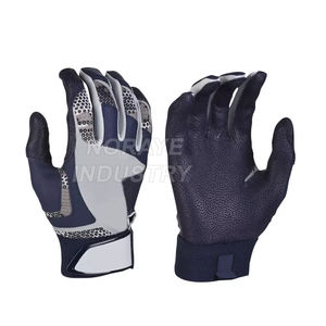 Guantes de Bateo de Béisbol Personalizados para Hombre - Palma de Piel de Oveja, Agarre Duradero, Diseño Impermeable con Dedos Separados para Uso en Interiores y Exteriores - Product Image 1