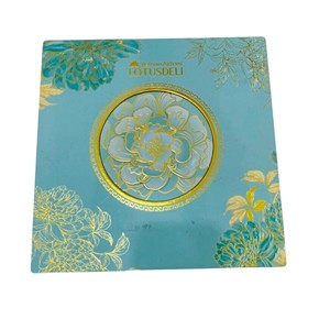 Luxury Mooncake <b>Gift</b> Packaging <b>Box</b> Custom Logo <b>Gold</b> Foil High Quality Recycled Materials Rigid Boxes Corrugated Board Photo - Product Image 6
