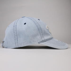 High Quality Twill Sports Cap Comfortable <b>Waterproof</b> Fitted Baseball <b>Hat</b> with Distressed Features Customizable Sporty Style - Product Image 5