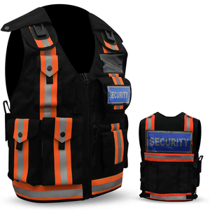 Chaleco de Seguridad Reflectante Personalizado para Exteriores, Unisex, Ropa de Trabajo, Chaqueta sin Mangas, Impermeable, Resistente al Agua, Alta Visibilidad - Product Image 5