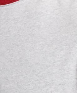 Camiseta de Algodón Gris para Hombre, Corte Regular, Manga Corta, Cuello Redondo, Estilo Casual, Jersey Sólido con Ribete en Contraste, Transpirable y de Secado Rápido - Product Image 4