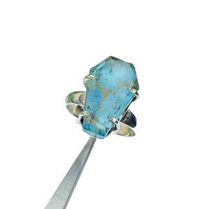 แหวนเงินแท้ 925 คุณภาพสูง ดีไซน์คลาสสิก ประดับพลอยเทอร์ควอยซ์สีน้ำเงิน ทรงกรอบ สำหรับทั้งชายและหญิง เหมาะสำหรับวันครบรอบ งานแต่งงาน ปาร์ตี้ และวันวาเลนไทน์ - Product Image 2