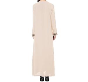Vestidos Abaya para Mujeres Musulmanas, Elegantes y Sólidos, para Bodas y Fiestas, Vestido Kaftan Tradicional, Burka Larga, Abayas Árabes Transpirables - Product Image 6