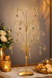 All Ornament Display <b>Tree</b> Bright Brass Plated Holds Ornaments Decorative Metal Display <b>Stand</b> for Christmas Ornaments Collection - Product Image 5