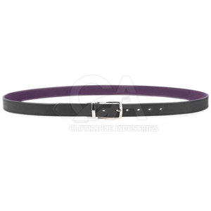 Ceintures en cuir robustes, sangle en cuir véritable, boucle fiable, longueur réglable, finition durable, fabrication en gros sur mesure - Product Image 2