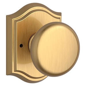 <b>Antique</b> Solid <b>Brass</b> Round <b>Knob</b> with Backplate Traditional Passage <b>Knob</b> Furniture Handle Durable Dummy Design Home Office use - Product Image 5