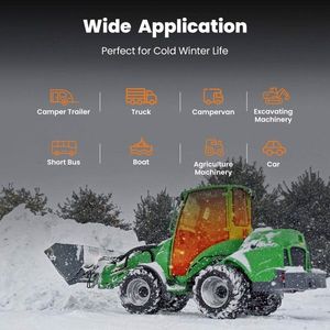 Riscaldatore ad Aria Diesel All-in-One da 2KW con Interruttore LCD per Camion, Auto, Autobus, Furgoni, Rimorchi - Componenti e Sistemi per Camper - Product Image 6