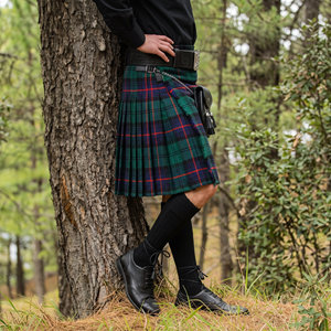 KHUMBRO SPORTS Fabricante de Kilt Escocés Verde Personalizado para Pedidos al por Mayor con Marca Privada, Traje Tradicional de las Tierras Altas Escocesas - Product Image 2