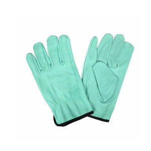 Nouveaux gants de conducteur haute visibilité en cuir véritable avec dos en maille respirante et design antidérapant pour le travail en entrepôt, pour hommes - Product Image 5
