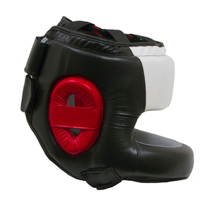 Protège-tête de boxe en cuir de vachette respirant, fabriqué sur mesure 2026, protection intégrale du visage, confectionné avec les meilleurs matériaux - Product Image 6