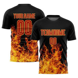 Maillot de football personnalisé de haute qualité à prix abordable, faible MOQ, 100 % polyester, séchage rapide, respirant, léger, durable et confortable - Product Image 1