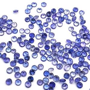 Lote al por mayor de piedras preciosas sueltas de tanzanita natural de corte redondo para fabricación de joyas, piedra azul violeta - Product Image 5