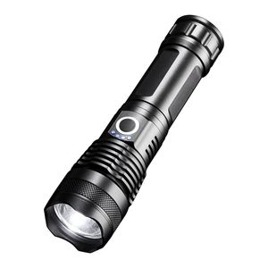Torcia LED Ricaricabile IPX4 con 5 Modalità di Illuminazione, 10000 Lumen, Alta Luminosità, in Lega di Alluminio, Impermeabile e Portatile - Product Image 1