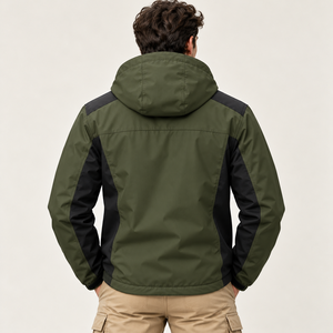 Sam Tactical Herren Winddichte Kapuzenjacke Herbst Farbblock Sportliche Oberbekleidung Großhandelspreis OEM Anpassung Atmungsaktiv - Product Image 3