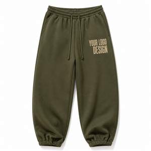 DISTRESSED VINTAGE <b>BAGGY</b> PANTS <b>MEN</b> WASHED WIDE LEG <b>TROUSERS</b> OVERSIZED STREETWEAR LOOSE FIT CUSTOM OEM PRIVATE LABEL - Product Image 5