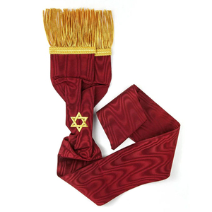 Ruban en soie tactique personnalisé en gros, ruban en soie pour uniforme, écharpe tactique maçonnique pas chère - Product Image 4