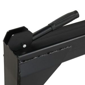 Adattatore a innesto rapido a 3 punti regolabile per trattori Cat 1 e 2, 3000 libbre, nero, per edilizia - Product Image 2