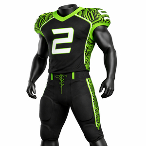 Custom Performance Jersey Set Featuring Durable Fabric Comfortable <b>Athletic</b> Fit And Flexible Construction For American Football - Product Image 4