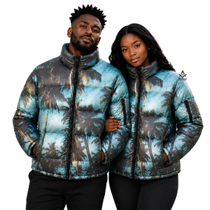 Veste matelassée épaisse et brillante pour homme, style Regalia Maçonnique Héritage, avec fermeture éclair intégrale, manteau d'hiver chaud pour l'extérieur - Product Image 3