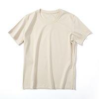 T-shirt à manches courtes en coton 100% de qualité supérieure, 190 GSM, col rond, coupe classique, t-shirts unis pour femmes