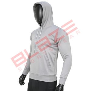 Premium 500gsm Heavyweight Zipper Hoodie Logo Personnalisé Brodé Poche Kangourou Coupe Surdimensionnée 100% Coton Plaine Teint Hoodies - Product Image 1