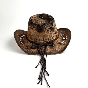 Black Glitter Wool Cowboy <b>Hat</b> with Sequin <b>Band</b> Unisex Adult Casual Outdoor Four Seasons Wear - Product Image 2