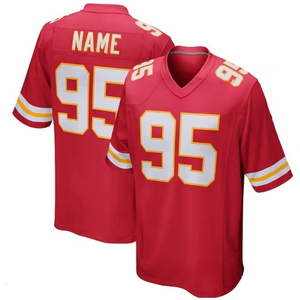 Custom American Football Jersey Men's Personalized Team Uniform Breathable Athletic Game Shirt OEM ODM Manufacturer - Product Image 2