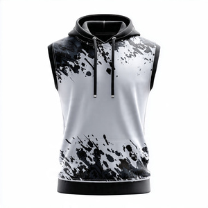 Haut de sport sans manches à action légère pour adultes et jeunes, sublimation football, unisexe - Product Image 6