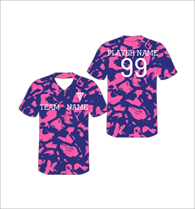 Camiseta de Béisbol Sublimada Personalizada, Manga Corta, Unisex, Transpirable, de Poliéster, con Nombre del Equipo, Jugador 99, Patrón Geométrico - Product Image 5