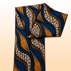 Tissu en coton imprimé africain de haute qualité, respirant et écologique, textile Ankara, tissu imprimé batik, poids moyen, pour femmes et hommes - Product Image 5