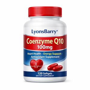 Cápsulas de Coenzima Q10 100mg de LyonsBarry, Suplemento Dietético Antioxidante y para la Salud del Corazón - Product Image 3