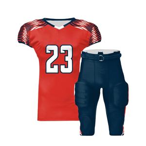 Venta caliente sublimación uniforme de fútbol americano hecho a medida camiseta de fútbol americano nombre de equipo personalizado uniforme de fútbol americano - Product Image 1