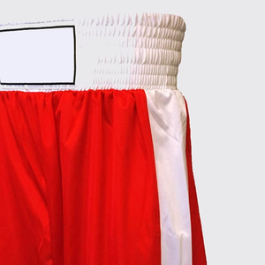 Pantalones Cortos de Boxeo Rojos para Hombre, Corte Regular, Secado Rápido, Ropa de Artes Marciales para Adultos - Product Image 5