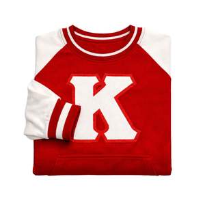 Kappa Alpha Psi <b>White</b> Red Chenille Crewneck True To Size Premium Fleece Embroidered Greek Letter Crest Fraternity Apparel - Product Image 6