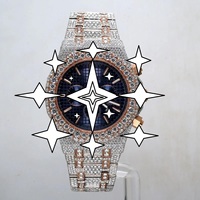 Montre de luxe en acier inoxydable 41 mm, cadran analogique rond, verre saphir, lumineuse, unisexe, fermoir pliant, mouvement automatique
