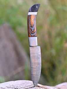 Juego de Cuchillos de Chef de 5 Piezas de Acero de Damasco Hechos a Mano con Funda de Cuero, Cuchillos de Cocina de Alta Calidad de Acero de Damasco con Funda de Cuero - Product Image 2