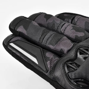 Guantes de Motocicleta de Cuero con Pantalla Táctil, Protección Completa para los Dedos, Transpirables, Resistentes al Viento, Invierno, Tácticos, Cierre de Gancho y Bucle - Product Image 4