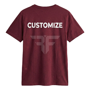 Camiseta de Hombre de Manga Corta, 100% Algodón, Sólida, Transpirable, de Secado Rápido, Talla Personalizada, con Tela de Lona, Ideal para el Verano, Superventas - Product Image 4