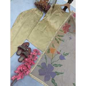 Top de satén de diseñador para fiesta con pantalón palazzo, look elegante - Product Image 5