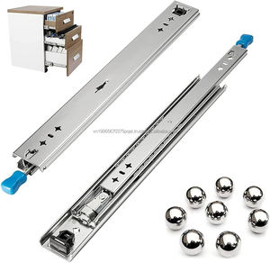 Heavy Duty 76mm Full Extension Ball Bearing Silent <b>Lock</b> Drawer Slides 227kg Load Capacity Dining Kitchen Outdoor Gym Use 1500mm - Product Image 3