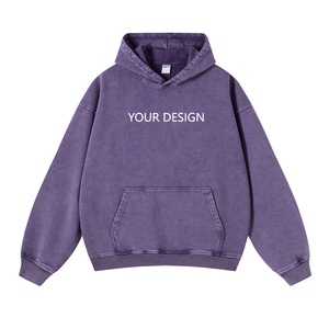 Premium Men Drawcord <b>Hoodie</b> Cotton Sweatshirt Custom OEM Apparel Manufacturer Private Label Wholesale Clothing - Product Image 2
