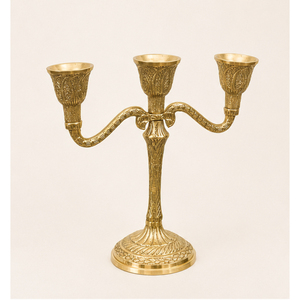 Candélabre à 3 bras en métal de luxe, vente en gros, centre de table pour mariage et décoration d'hôtel, directement de l'usine - Product Image 1