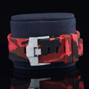 Reloj de Lujo Antiguo de Dos Tonos con Diamantes Cuadrados, Cuarzo, para Hombre, Acero Inoxidable, Cristal de Zafiro, Esfera Romana, Movimiento Seiko - Product Image 4