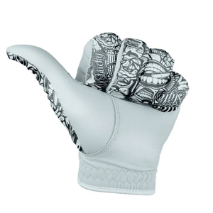Guantes de Golf Blancos de Piel de Cabretta para Mano Derecha con Agarre, Transpirables, para Deportes al Aire Libre, Venta al Por Mayor - Product Image 2