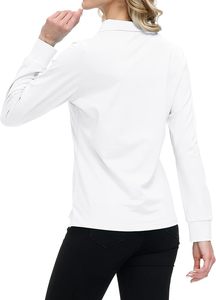 Vêtements essentiels pour femmes, manches longues, fermeture éclair, tissu léger et respirant, style élégant et raffiné pour l'été - Product Image 2
