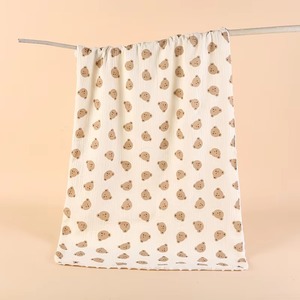Couvertures pour bébé en coton avec motif d'ours, design pliable, couvertures douces pour bébé - Product Image 6